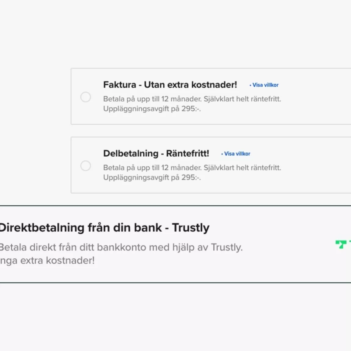 Direktbetalning trustly