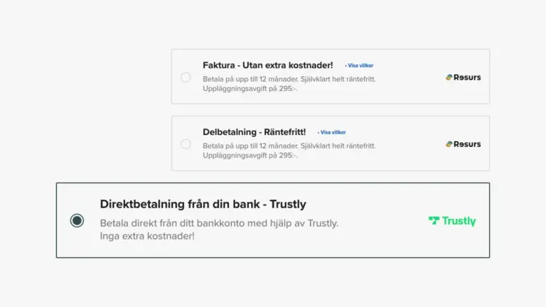 Direktbetalning trustly